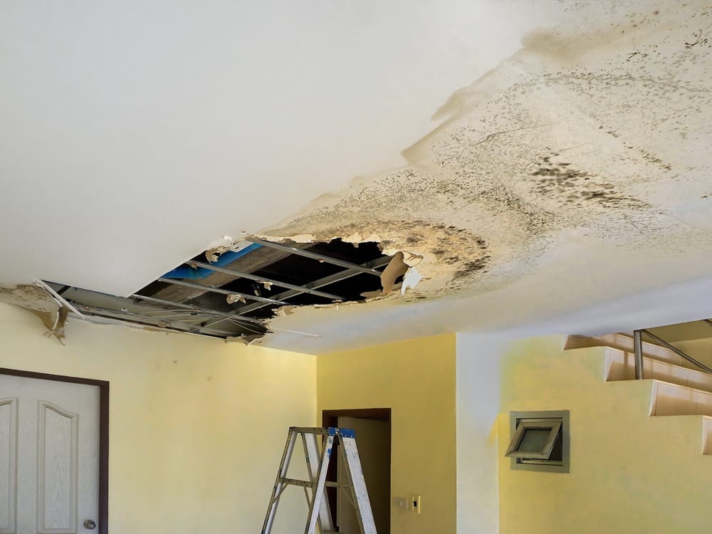 Ceiling water damage